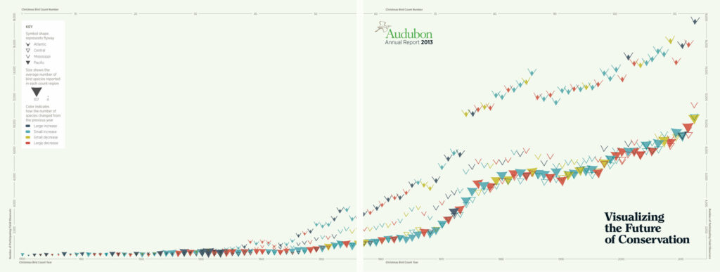 Reporte Audubon 2013, portada. Derechos de imagen: Accurat